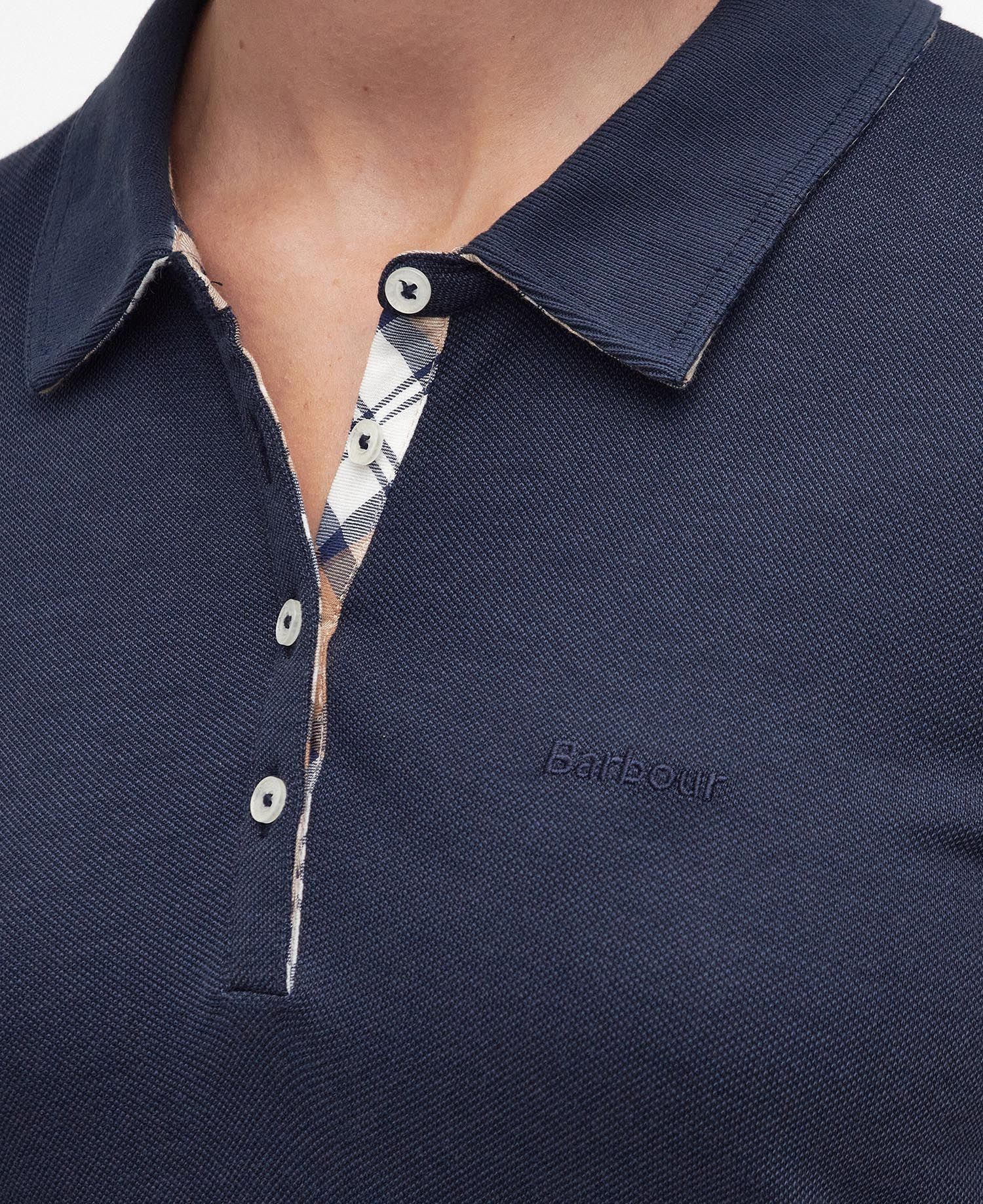 Abito polo LDR0416 LDR NY12 BARBOUR Navy/primrose hessian 