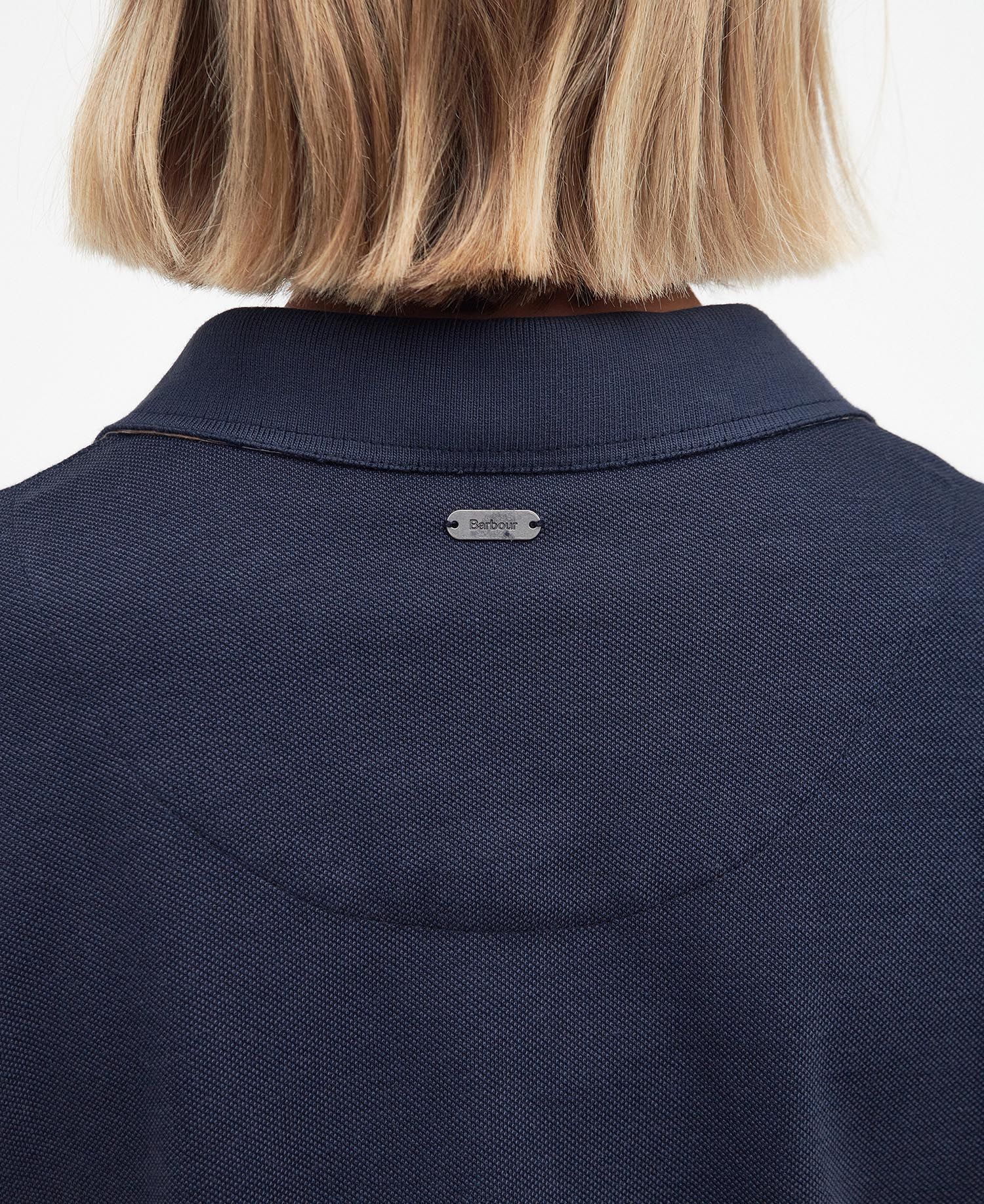 Abito polo LDR0416 LDR NY12 BARBOUR Navy/primrose hessian 