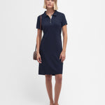 Abito polo LDR0416 LDR NY12 BARBOUR Navy/primrose hessian 