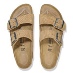 Ciabatta in pelle scamosciata goffrata ARIZONA 1027066 BEIGE BIRKENSTOCK Beige 