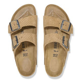 Ciabatta in pelle scamosciata goffrata ARIZONA 1027066 BEIGE BIRKENSTOCK Beige 