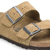 Ciabatta in pelle scamosciata goffrata ARIZONA 1027066 BEIGE BIRKENSTOCK Beige 