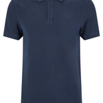Polo slim fit in piquè di cotone 50468576 10203439 01 402 BOSS Dark blue 