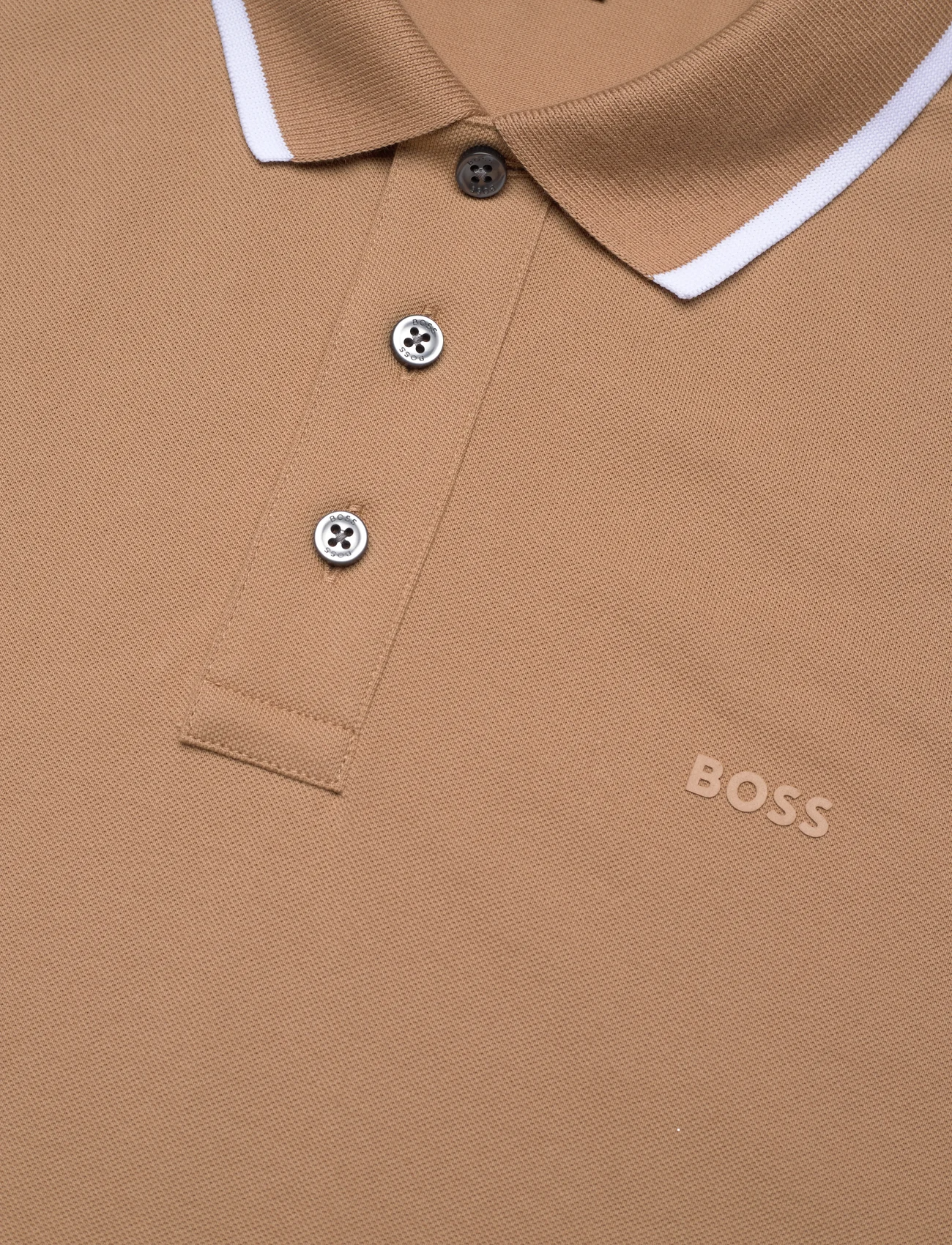Polo in piquet di cotone 50494697 10241531 01 261 BOSS Medium beige 