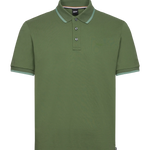 Polo in piquet di cotone 50494697 10241531 01 381 BOSS Open green 