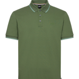 Polo in piquet di cotone 50494697 10241531 01 381 BOSS Open green 