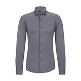 Camicia slim fit in tessuto elasticizzato 50503533 10253542 01 475 BOSS Open blue 