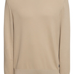 Maglia girocollo in cotone 50506022 10255187 01 255 BOSS Dark beige 