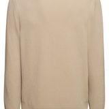 Maglia girocollo in cotone 50506022 10255187 01 255 BOSS Dark beige 
