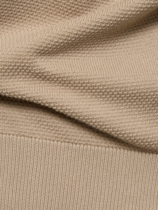 Maglia girocollo in cotone 50506022 10255187 01 255 BOSS Dark beige 