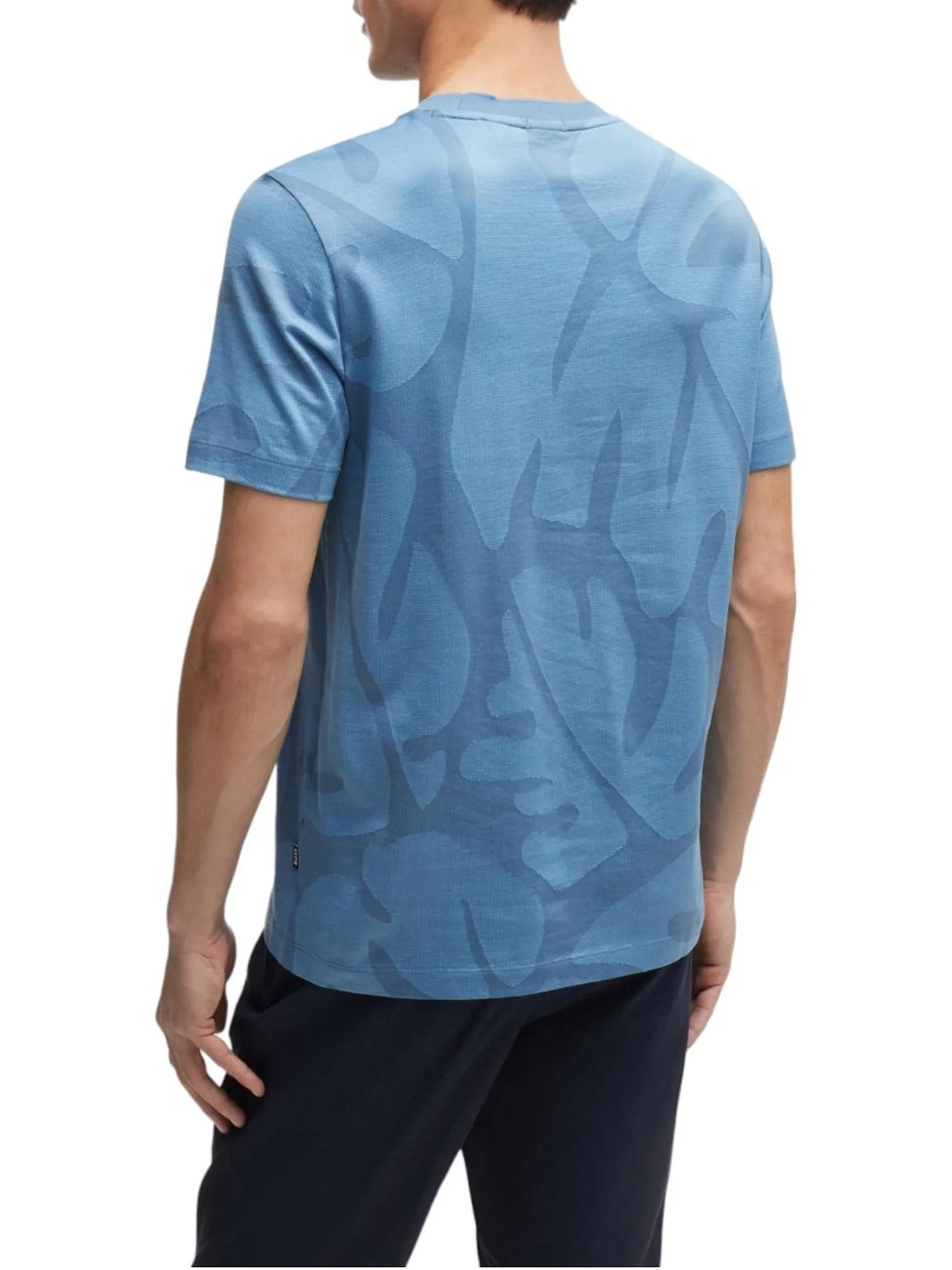 T-Shirt manica corta 50511843 10259960 01 459 BOSS Light pastel blue 
