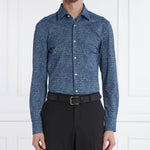 Camicia slim fit 50513462 10259255 01 460 BOSS Open blue 