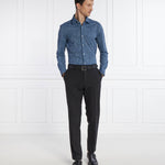 Camicia slim fit 50513462 10259255 01 460 BOSS Open blue 