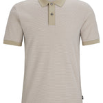 Polo in cotone mercerizzato 50513580 10259971 01 255 BOSS Dark beige 