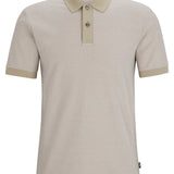 Polo in cotone mercerizzato 50513580 10259971 01 255 BOSS Dark beige 