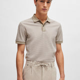 Polo in cotone mercerizzato 50513580 10259971 01 255 BOSS Dark beige 