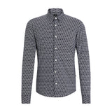 Camicia slim fit fantasia 50513613 10259301 01 404 BOSS Dark blue 