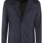 Giacca in cotone elasticizzato 50513911 10248356 01 404 BOSS Dark blue 