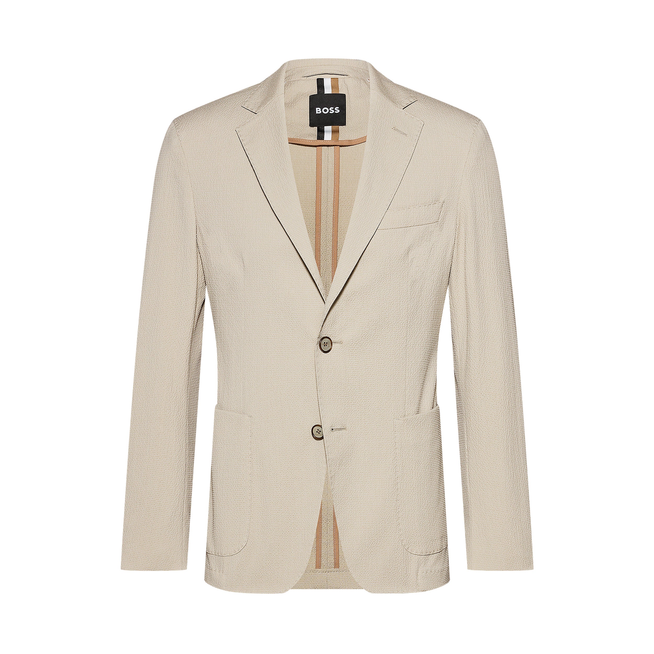 Giacca slim fit 50514667 10259490 01 255 BOSS Dark beige 