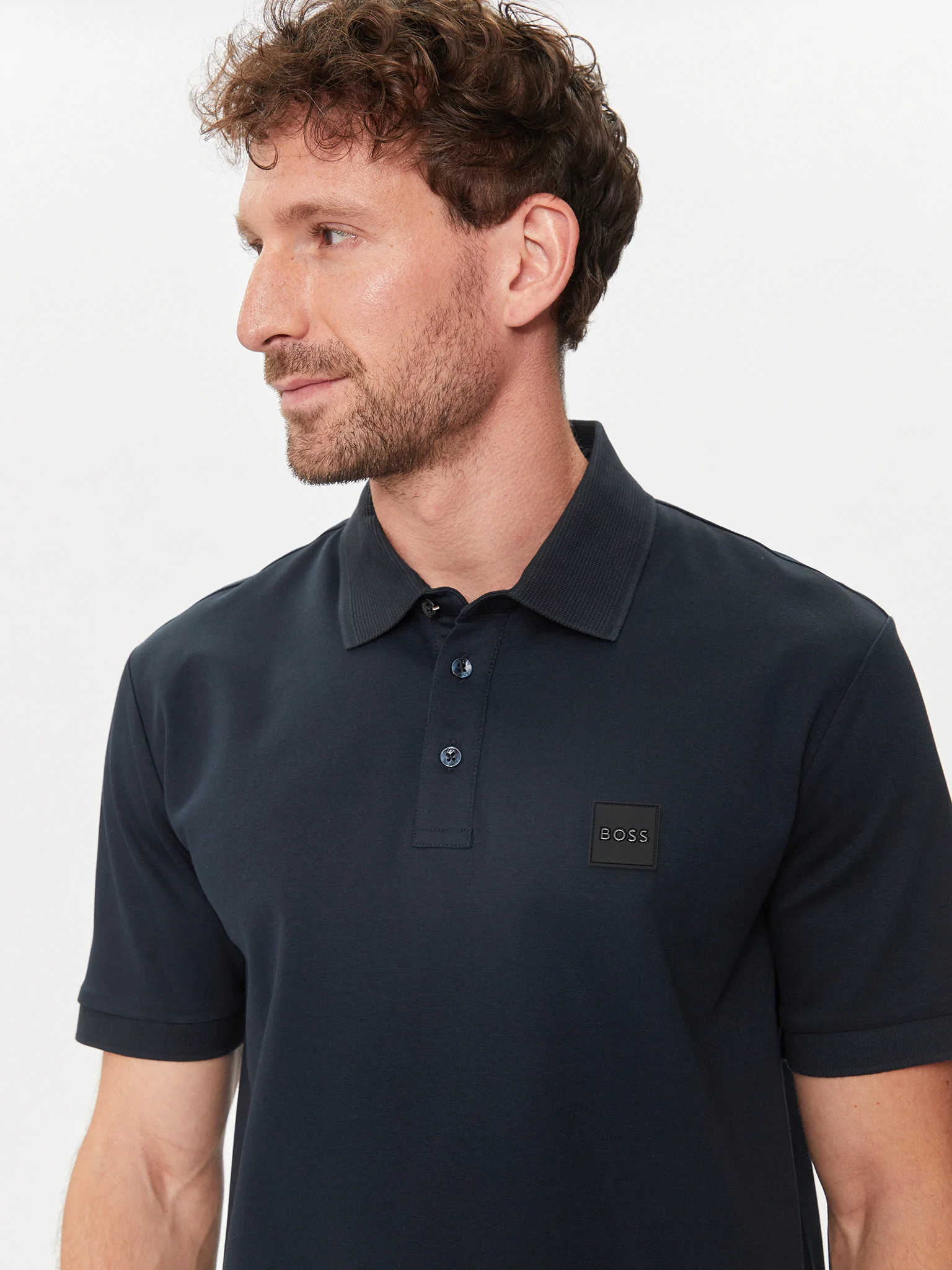 Polo manica corta 50515596 10259994 01 405 BOSS Dark blue 