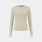 T-Shirt manica lunga DENISE BUTTON LS 2411072 MOONSTRUCK BEIGE DAILY PAPER Moonstruck beige 