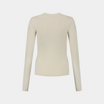 T-Shirt manica lunga DENISE BUTTON LS 2411072 MOONSTRUCK BEIGE DAILY PAPER Moonstruck beige 