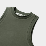 Canotta a costina ERIB TANKTOP 2412027 CHIMERA GREEN DAILY PAPER Chimera green 