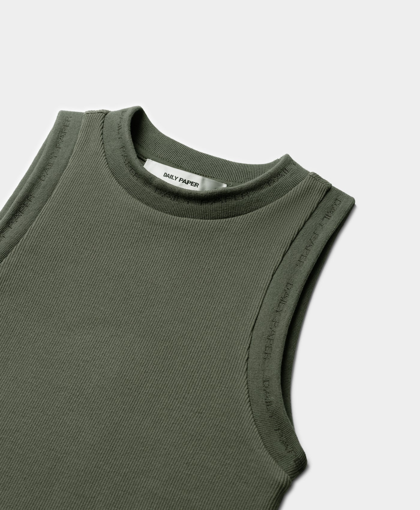 Canotta a costina ERIB TANKTOP 2412027 CHIMERA GREEN DAILY PAPER Chimera green 