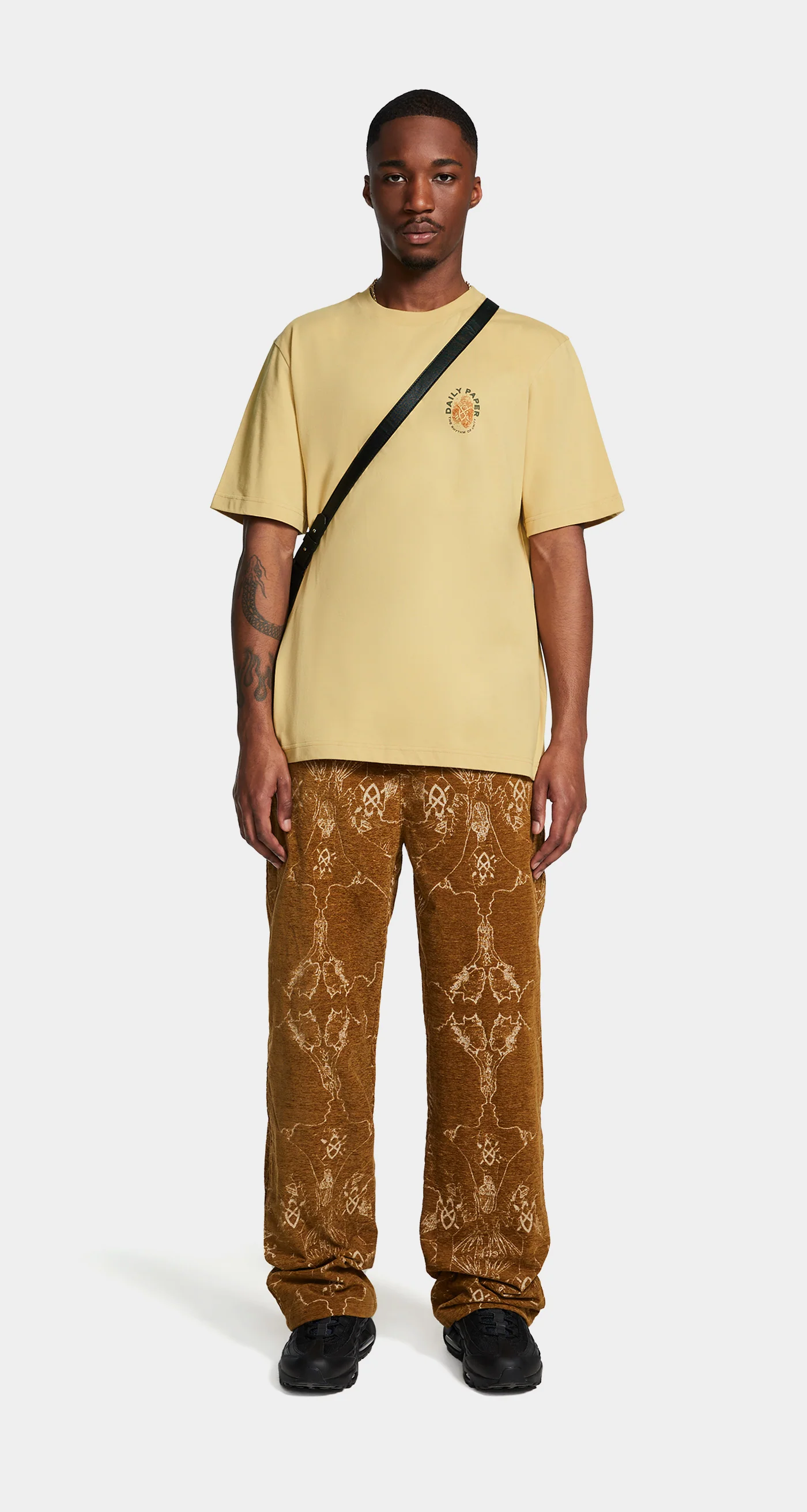 T-Shirt manica corta IDENTITY SS T-SHIRT 2411064 TAOS BEIGE DAILY PAPER Taos beige 