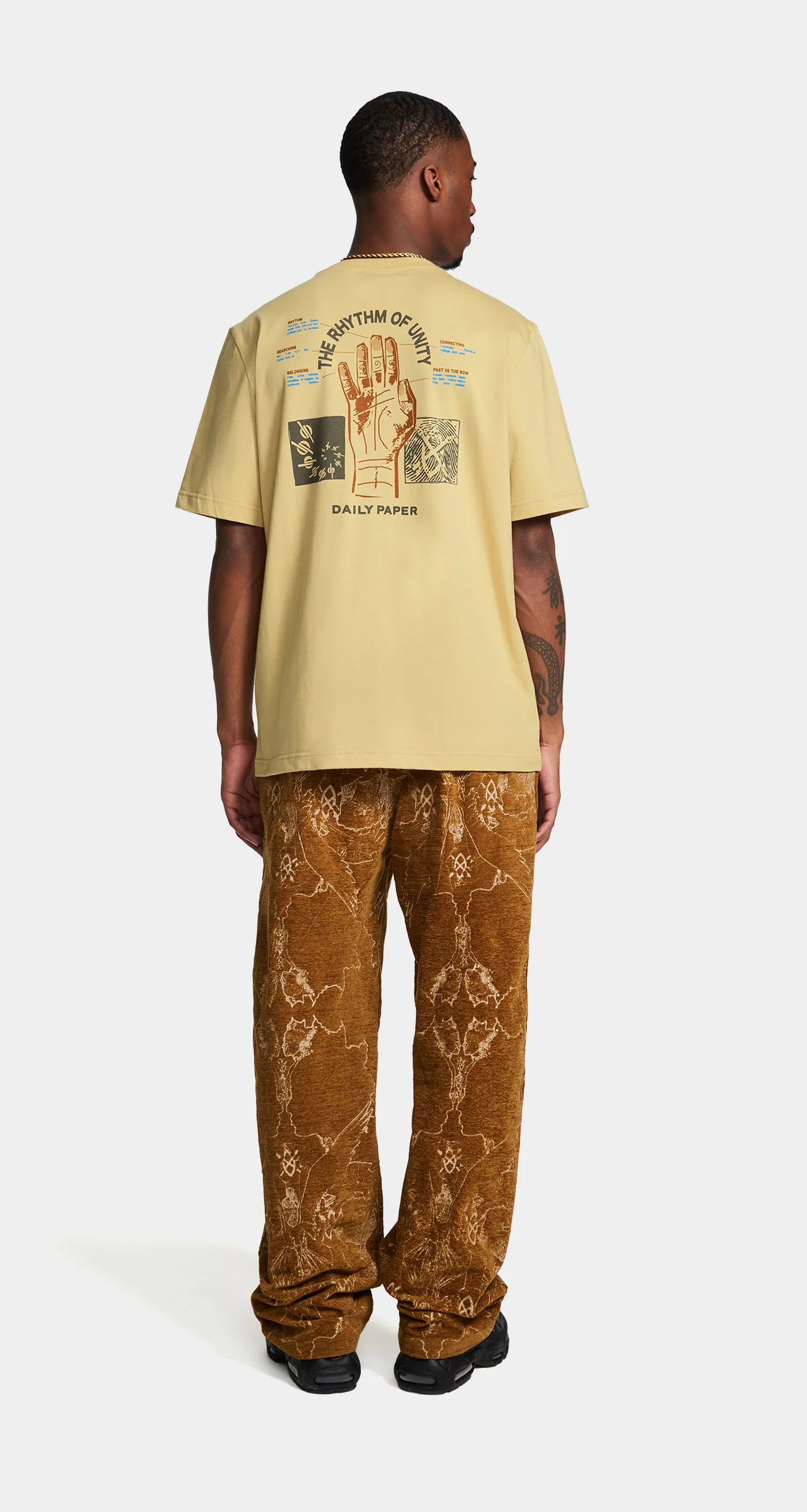 T-Shirt manica corta IDENTITY SS T-SHIRT 2411064 TAOS BEIGE DAILY PAPER Taos beige 