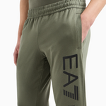 Pantaloni joggers Logo Series in cotone 8NPPC3 PJ05Z 1846 EA7 Green 