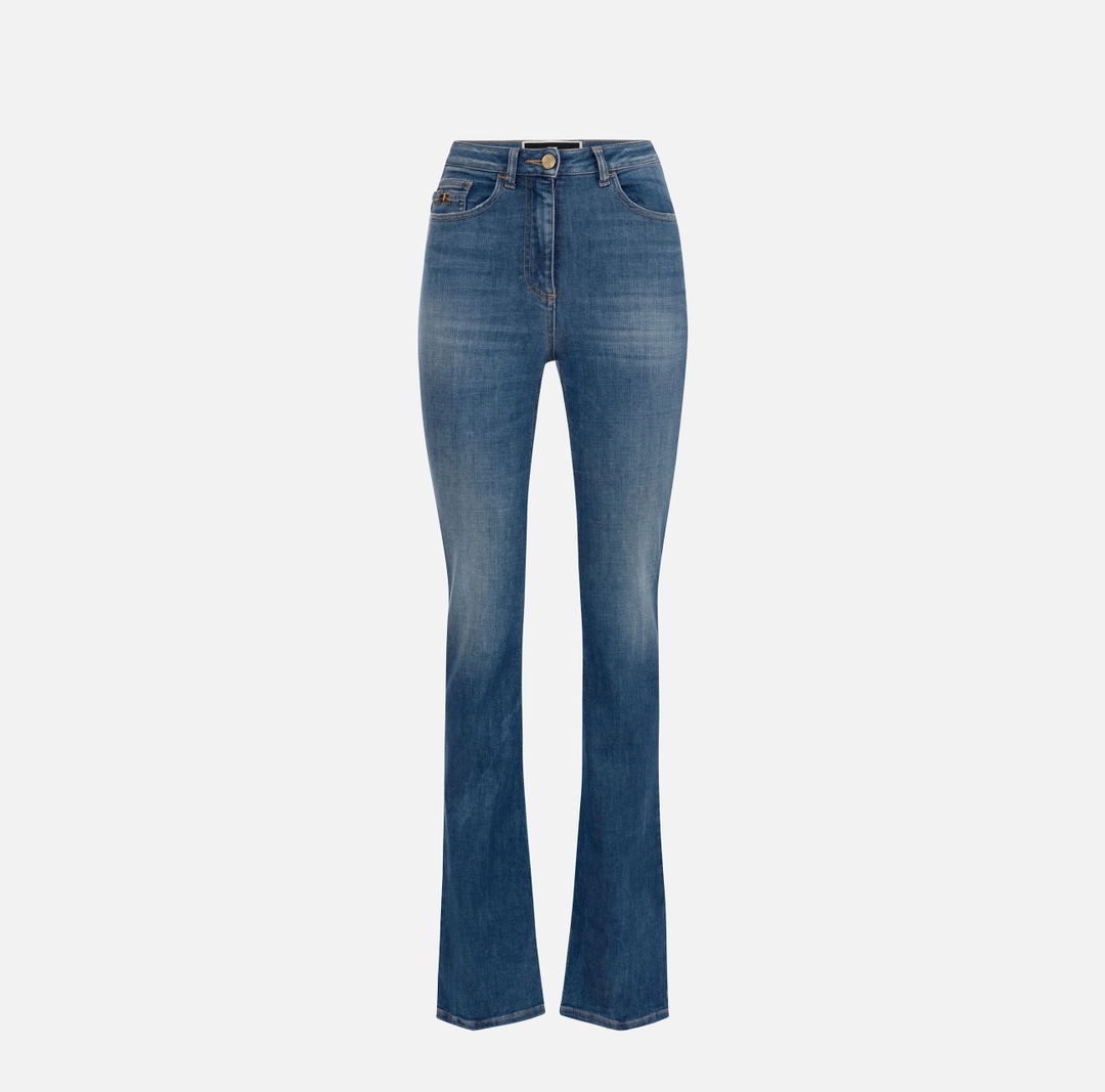 Jeans a zampetta PJ57I41E2 104 ELISABETTA FRANCHI Blue denim 