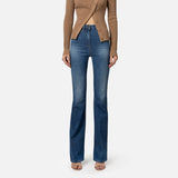 Jeans a zampetta PJ57I41E2 104 ELISABETTA FRANCHI Blue denim 