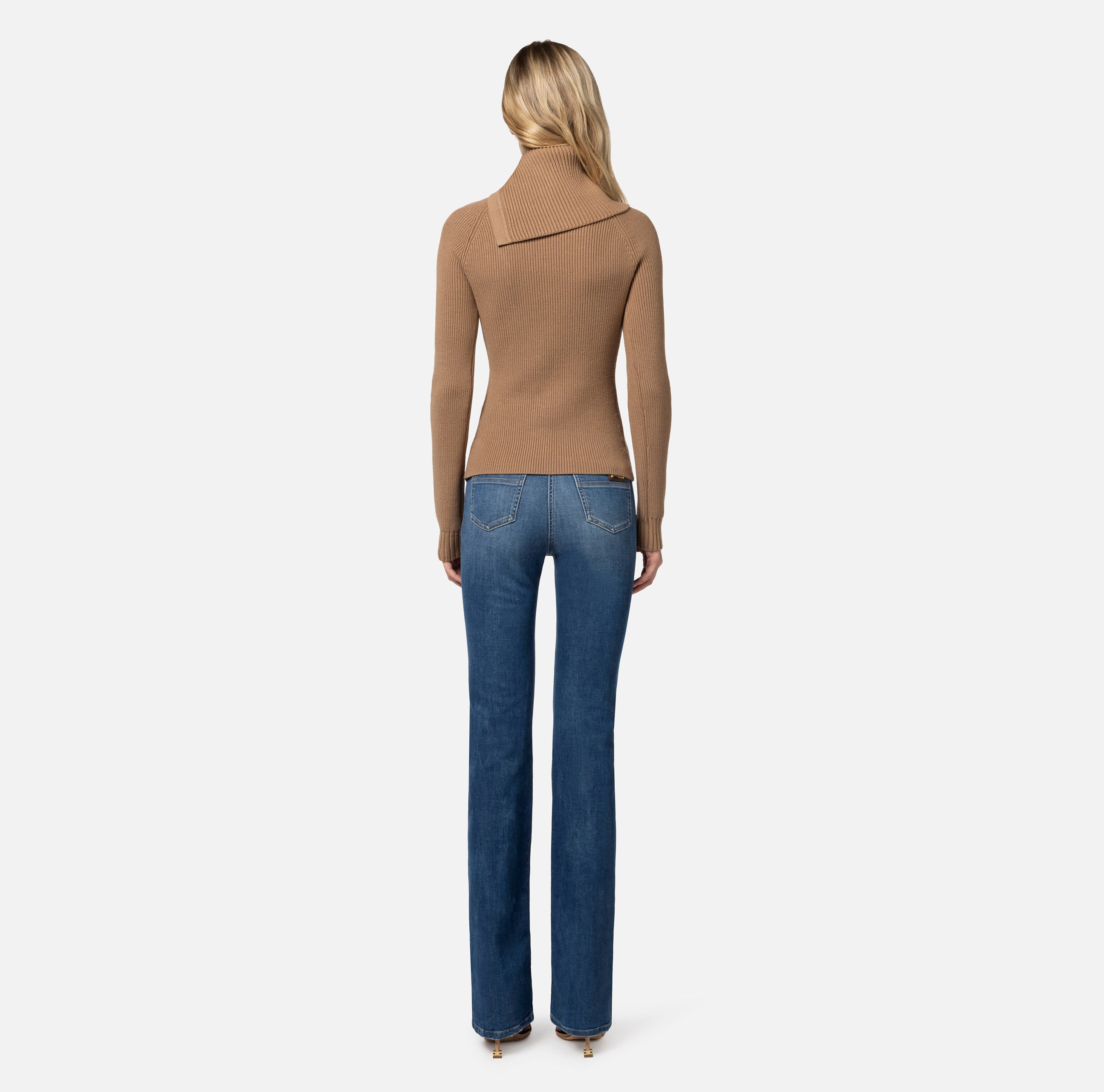 Jeans a zampetta PJ57I41E2 104 ELISABETTA FRANCHI Blue denim 