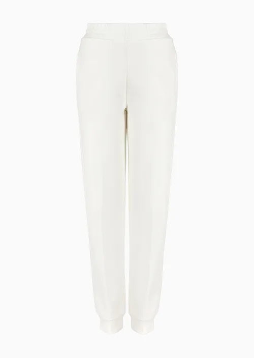 Jogger in felpa 3D2P7B 2J49Z 0101 EMPORIO ARMANI Bianco caldo 