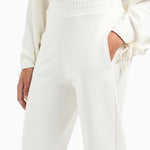 Jogger in felpa 3D2P7B 2J49Z 0101 EMPORIO ARMANI Bianco caldo 