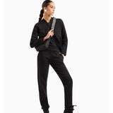 Jogger in felpa 3D2P7B 2J49Z 0999 EMPORIO ARMANI Nero 