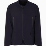 Giacca con zip in tessuto tecnico comfort stretch 6R1G72 1NGMZ 0920 EMPORIO ARMANI Blue navy 