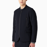 Giacca con zip in tessuto tecnico comfort stretch 6R1G72 1NGMZ 0920 EMPORIO ARMANI Blue navy 
