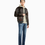Jeans slim fit in comfort denim con effetto bleaching 6R1J06 1DRGZ 0941 EMPORIO ARMANI Denim blue 