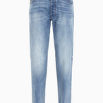 Jeans loose fit in denim selvedge Denim Lab 6R1J69 1DQTZ 0943 EMPORIO ARMANI Blue denim chiaro 