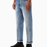 Jeans loose fit in denim selvedge Denim Lab 6R1J69 1DQTZ 0943 EMPORIO ARMANI Blue denim chiaro 