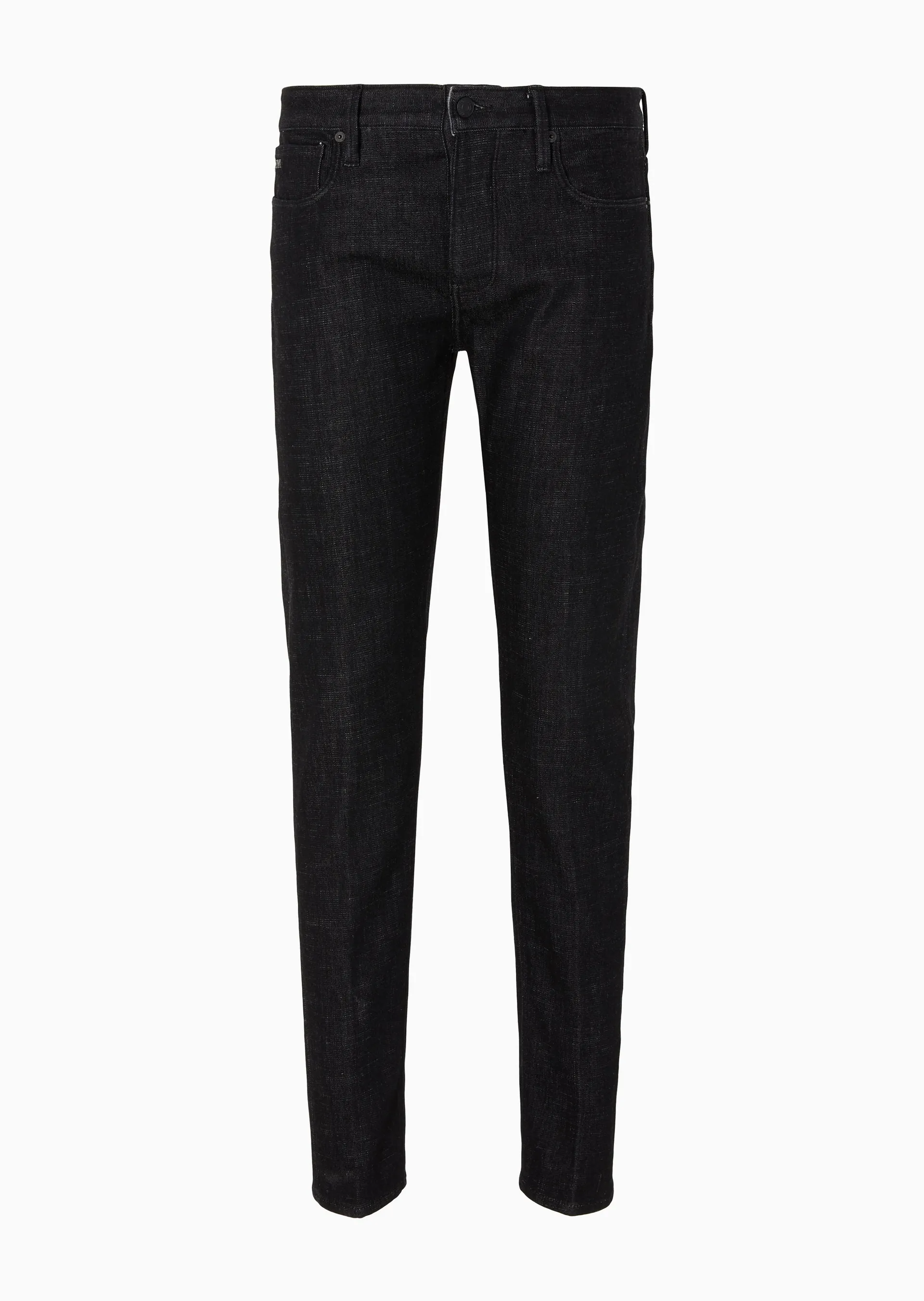 Jeans slim fit in denim stretch touch felpa lavaggio marmorizzato 6R1J75 1DQFZ 0005 EMPORIO ARMANI Black 