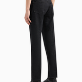 Jeans slim fit in denim stretch touch felpa lavaggio marmorizzato 6R1J75 1DQFZ 0005 EMPORIO ARMANI Black 