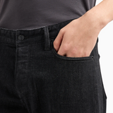 Jeans slim fit in denim stretch touch felpa lavaggio marmorizzato 6R1J75 1DQFZ 0005 EMPORIO ARMANI Black 