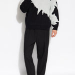 Pantalone relaxed fit 6R1P93 1NFVZ 0999 EMPORIO ARMANI Black 