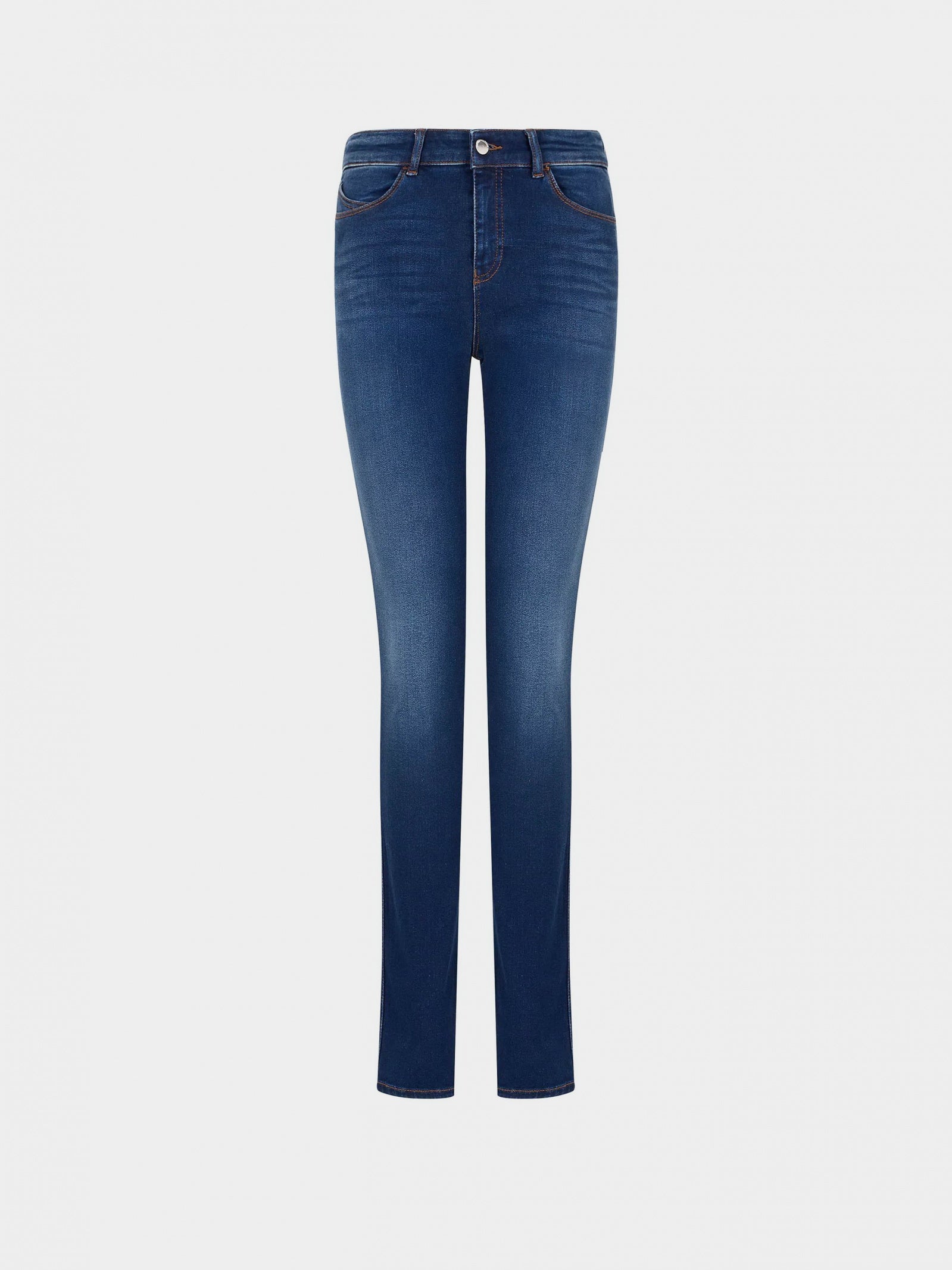 Jeans high waist skinny leg in denim 6R2J18 2DAXZ 0941 EMPORIO ARMANI Blue denim 