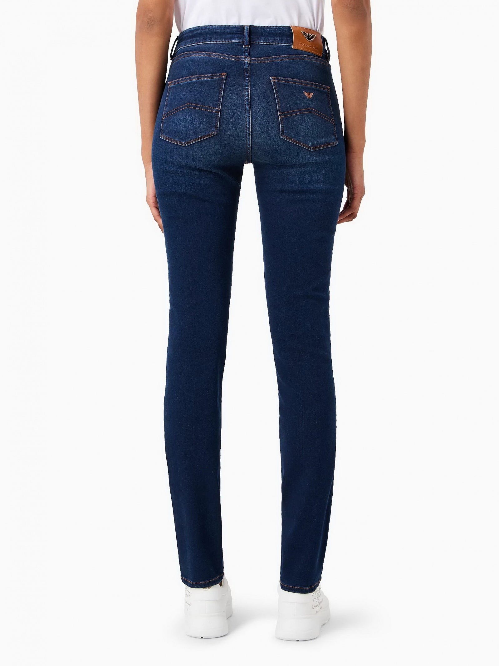 Jeans high waist skinny leg in denim 6R2J18 2DAXZ 0941 EMPORIO ARMANI Blue denim 