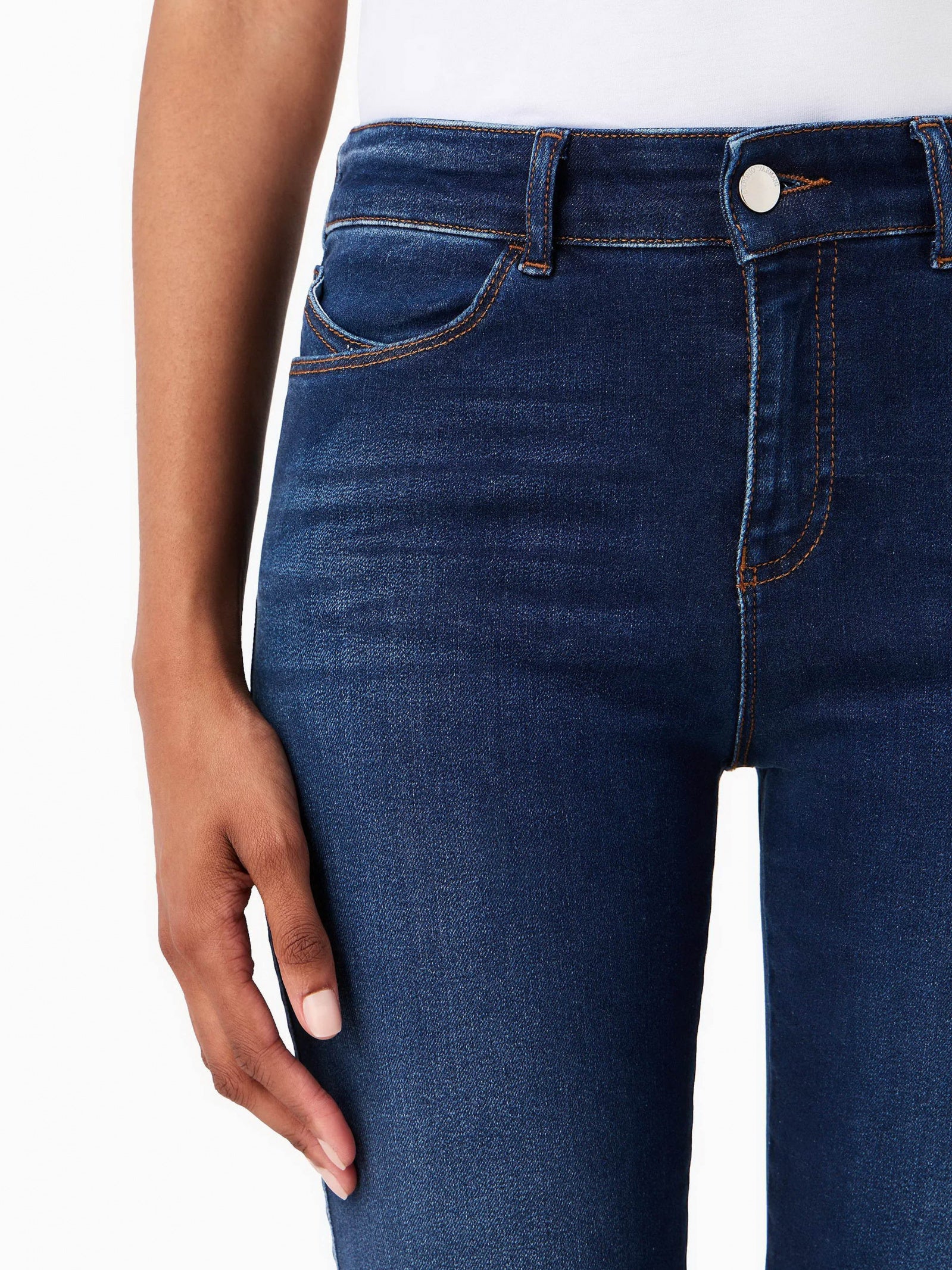 Jeans high waist skinny leg in denim 6R2J18 2DAXZ 0941 EMPORIO ARMANI Blue denim 