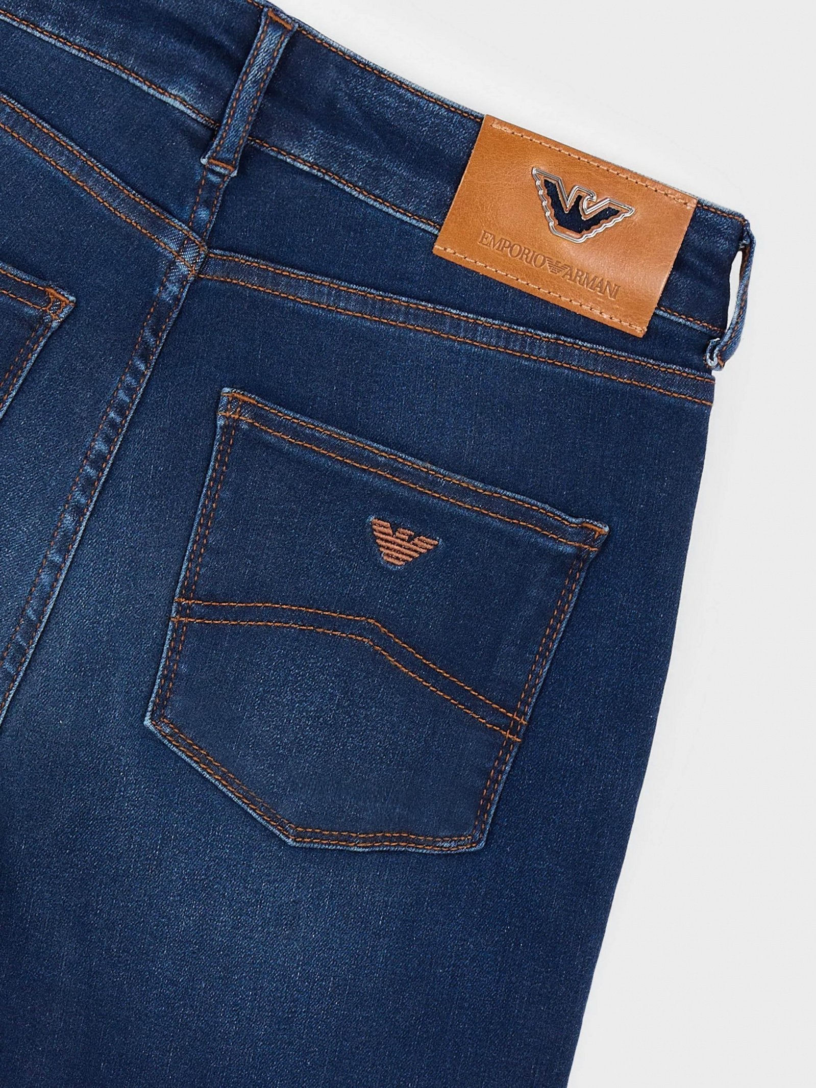 Jeans high waist skinny leg in denim 6R2J18 2DAXZ 0941 EMPORIO ARMANI Blue denim 